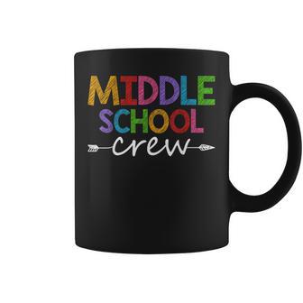 Back To School Student Teacher Team Middle School Crew Coffee Mug - Thegiftio
