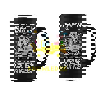 Back To School Teacher Farming Tractor Farmer Kids 100th Day Coffee Mug | Mazezy