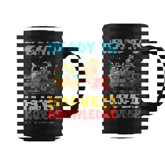 Back To School Turkey Farming Tractor Farmer Kids 100th Day Coffee Mug | Mazezy