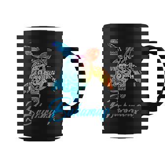 Bahamas Bahamas Tribal Tie Dye Sea Turtle T-Shirt Coffee Mug | Mazezy