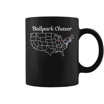 Ballpark Chaser Baseball Stadiums Bucket List Coffee Mug - Thegiftio UK