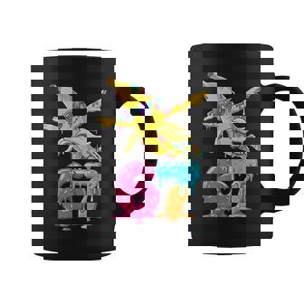 Banana Flying 67 Ice Cream Drip Six Seven Meme Coffee Mug | Mazezy