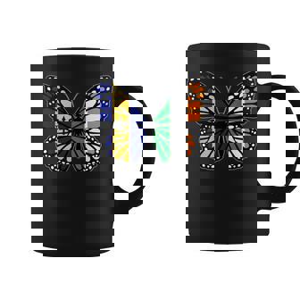 Barbados And Ireland Mix Butterfly Half Bajan Half Irish Tank Top Coffee Mug | Mazezy