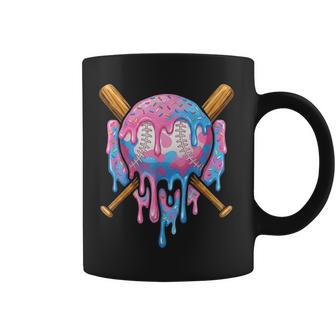 Baseball Drip For Boys Ice Cream Dripping Baseball Coffee Mug - Thegiftio