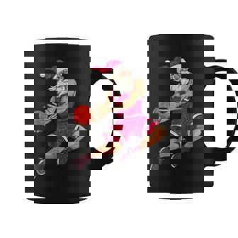 Basketball Christmas Santa Xmas Coffee Mug | Seseable CA