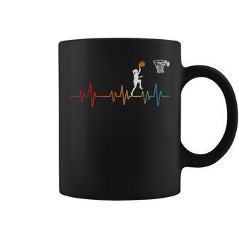 Basketball Heartbeat For And Girls Coffee Mug - Thegiftio