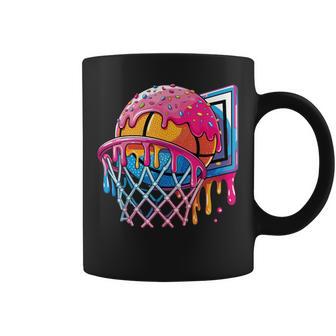 Basketball Player Ice Cream Basketball Hoop Drip Coffee Mug - Thegiftio