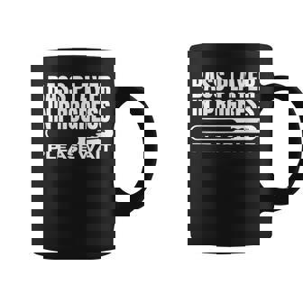 Bass Player In Progress Loading Bass Guitar Coffee Mug | Mazezy