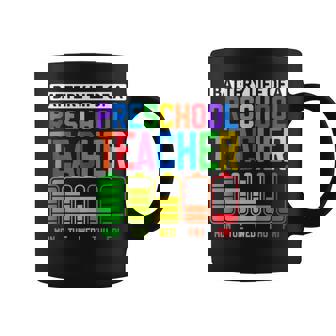 Battery Life Of a Preschool School Teacher For School Week Tank Top Coffee Mug | Mazezy