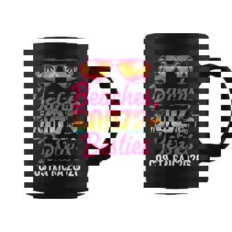 Beaches Booze Besties Costa Rica 2026 Girls Vacation Coffee Mug | Mazezy