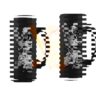 Beagle Baseball Dog Lovers Sports Player Tee Coffee Mug | Mazezy