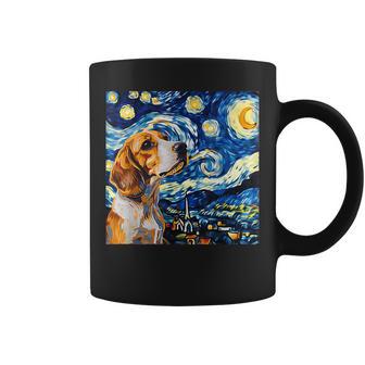 Beagle Dog Van Gogh Style Starry Night Coffee Mug - Thegiftio UK