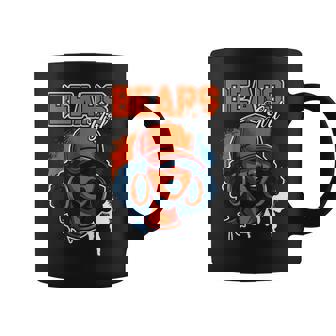 Bear Girl Black Sports Lover Afro Athletic Melanin Coffee Mug | Seseable FR