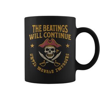 The Beatings Will Continue Until Morale Improves Coffee Mug - Thegiftio UK