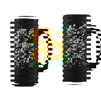 Bee And Sunflower Harmony Nature Lover Coffee Mug | Mazezy