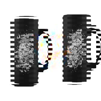 Beelegant 加熱虎 水彩画 面白い虎 コーヒーマグ - Kawaiitshirt