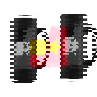 Belgium Vietnam Half Flag Belgian Vietnamese History Coffee Mug | Mazezy