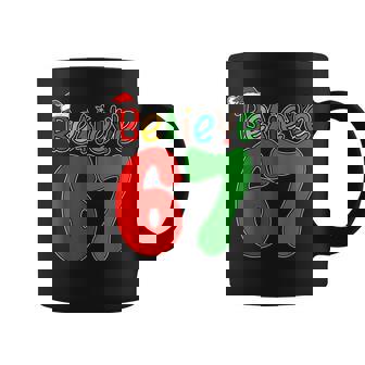 Believe Christmas 67 Xmas Santa Six Seven Pajamas Holiday Coffee Mug - Monsterry