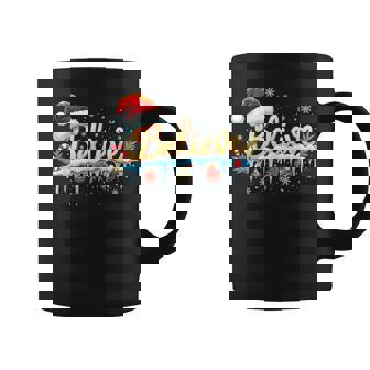 Believe In Santa Magic Winter Holiday Believe Christmas Coffee Mug | Mazezy