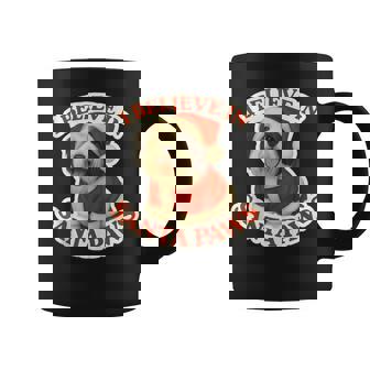 I Believe In Santa Paws Tibetan Terrier Dog Merry Christmas Coffee Mug | Mazezy