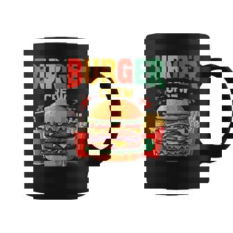 Berger Crew Hamburger Cheeseburger Fast Food Lovers コーヒーマグ - Kawaiitshirt