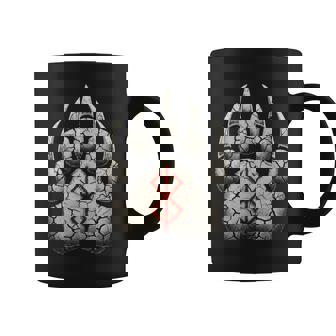 Berserk Bear Paw Berserk Rune Rune Symbol Viking Coffee Mug - Monsterry