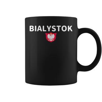 Bialystok Escudo De Armas Águila Polonia Polonia Polonia Taza de café - Regaloses