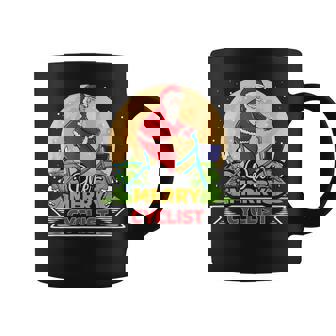 Bicycle Riding Santa Cyclist Bike Rider Christmas Cycling Coffee Mug | Mazezy