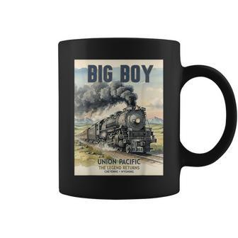 Big Boys Union Pacific Legend Comes Back Cheyenne Train Coffee Mug | Mazezy