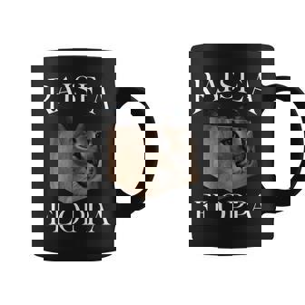 Big Floppa カラカルキャットミーム Raise A Floppa 長袖tシャツ コーヒーマグ - Kawaiitshirt