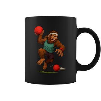 Bigfoot Dodgeball Player – Sasquatch Dodge Ball Coffee Mug - Thegiftio UK