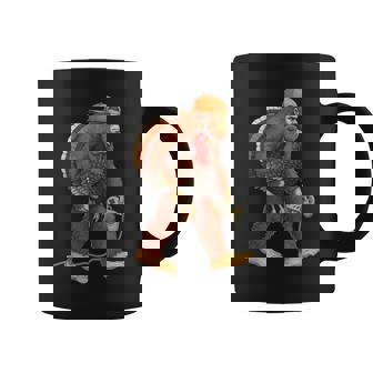 Bigfoot Thanksgiving Pilgrim Turkey Pumpkin Boys Video Games Coffee Mug | Mazezy