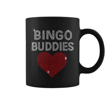 Bingo Buddies Bingo Lover Cute Heart Game Girls Coffee Mug - Seseable