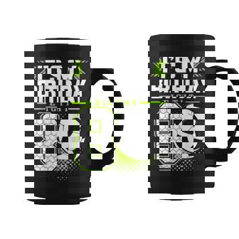 Birthday Boy 8 Soccer Its My 8Th Birthday Boys Soccer Coffee Mug | Seseable UK