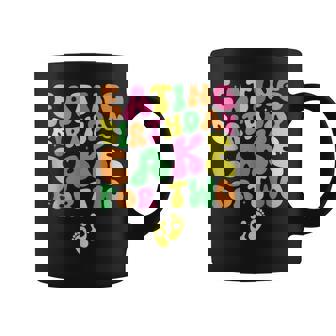 Birthday Pregnancy Announcement Apparel Co Eating Birthday Cake For Two Pregnancy Announcement Black Small -Adults Short Sleeve Coffee Mug | Mazezy