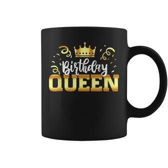 Birthday Queen Crown Birthday Outfit Birthday Queen Coffee Mug - Thegiftio UK