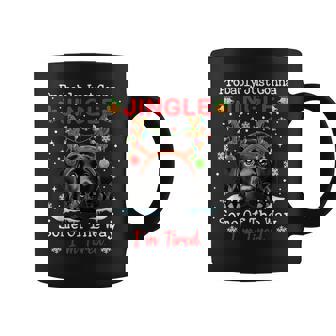 Black Labrador Christmas Probably Just Gonna Jingle Im Tired Coffee Mug - Monsterry