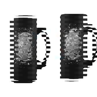 Black And White Disco Ball Club Retro Coffee Mug | Mazezy