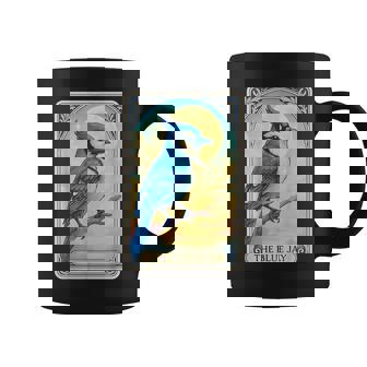 The Blue Jay Tarot Card Coffee Mug | Mazezy