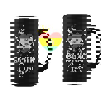 Bolivian Queen Bolivia Flag Proud Bolivian Woman Tank Top Coffee Mug | Mazezy