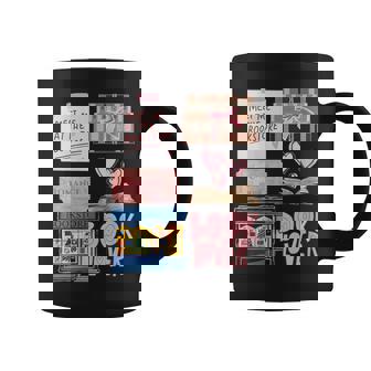 Book Lover Scrapbook Art Tee Coffee Mug | Mazezy