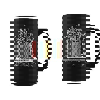 Book Wildflower Pediatric Physical Therapy Pt Pta Therapy Coffee Mug - Seseable