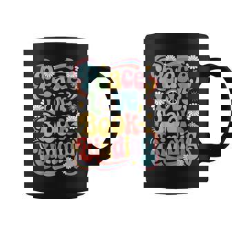 Bookbinder 60s 70s Hippie Retro Peace Love Bookbinding Coffee Mug | Mazezy