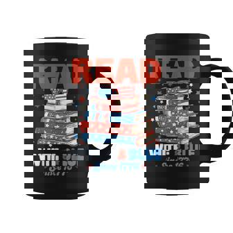Bookish Red White And Blue Patriotic Read 4Th Of July Coffee Mug - Monsterry