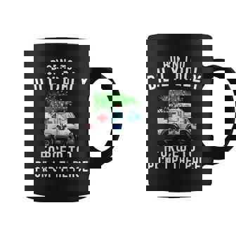 Born To Dilly Dally Forced To Pick Up The Pace Christmas EMT Coffee Mug | Mazezy