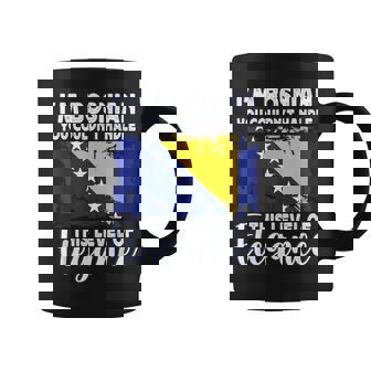 Bosnia Flag Proud Elegant Bosnian Boyfriend Girlfriend Coffee Mug | Mazezy