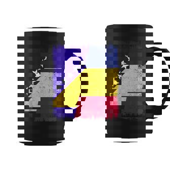 Bosnia And Herzegovina Romania Half Flag Bosnian Romanian Coffee Mug | Mazezy