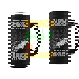 Branch Manager Forstwirt Lumberjack Chainsaw Wood Chopping Coffee Mug | Seseable FR