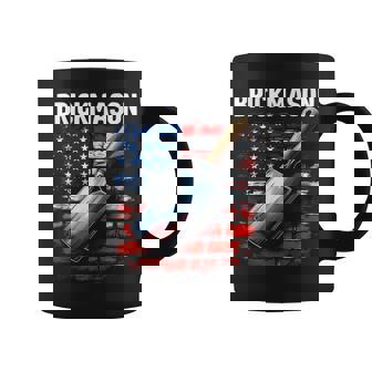 Brickmason Brickmason Pride American Flag Tank Top Coffee Mug | Mazezy