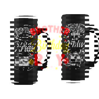 Brother Of The Birthday Boy Matching Family Party Birthday Graphic Print Coffee Mug - Monsterry